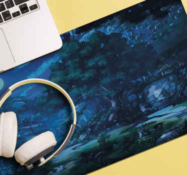 Natural landscape anime XXL mousepad - TenStickers