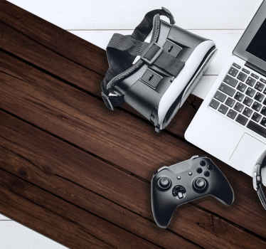 Wood XXL mouse pad texture patterns - TenStickers