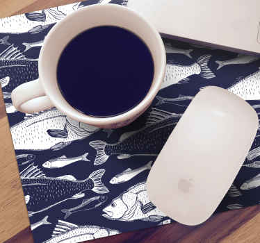 Tapis de souris motif poissons de mer - TenStickers