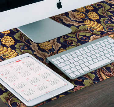 Tapis de souris Feuilles paisley - TenStickers