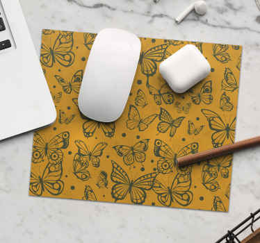 Trendi leptir uzorak leptir podloga za miš - TenStickers