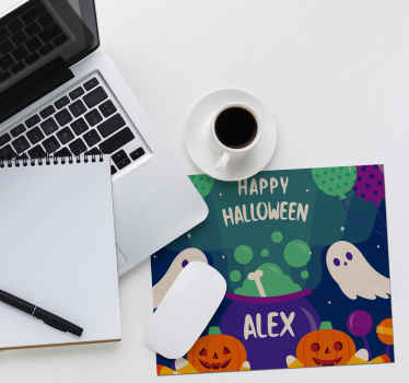 幽灵鼠标垫的光谱万圣节之夜 - TenStickers