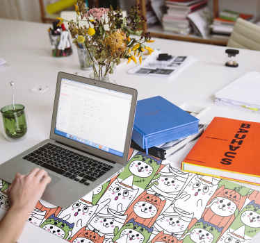 Skremmende halloween katt mer musematter - Tenstickers