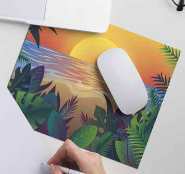 Retro suncobran 70-ih jastučić za miša za sunčanje - TenStickers