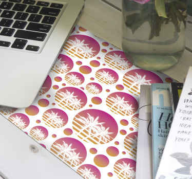 Zalazak sunca vintage pejzaž jastučić za miša za sunčanje 70-ih - TenStickers