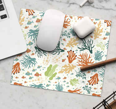Renkli mercan deniz yaşamı mouse pad - TenStickers