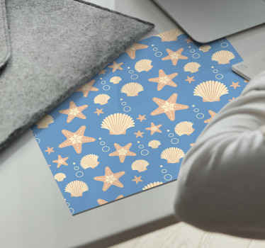 Fishstar og skjell under sjø liv musematte - Tenstickers