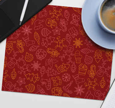 Rød jul bilder original musematte - Tenstickers