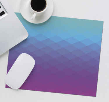 Mauspad Muster geometrische gradientenwellen - TenStickers