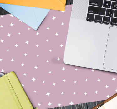 Alfombrilla raton original Estrellas sobre fondo morado - TenVinilo