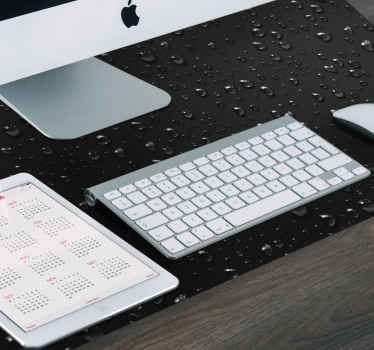 Tapetes de rato originais Gotas de água - TenStickers