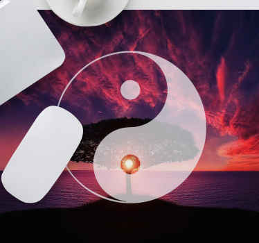 Yin Yang Sunset more mousepads - TenStickers