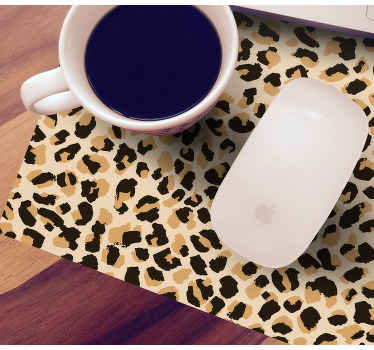 Leopar hayvan baskı orijinal mouse pad - TenStickers