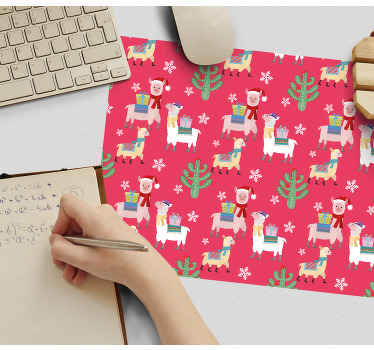 Noel lama desen daha fare altlığı - TenStickers