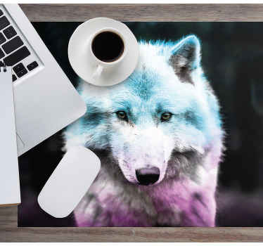 Alfombrilla raton original Majestuoso lobo - TenVinilo