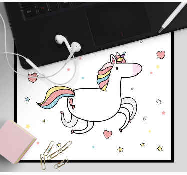 Alfombrilla raton original Unicornio volador - TenVinilo
