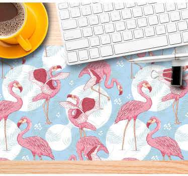 플라밍고 패턴 더 많은 마우스 패드 - TenStickers