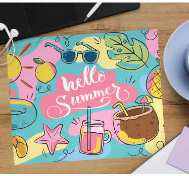 Hola verano más alfombrillas - TenVinilo