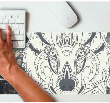 Boho ulv mer datamaskin musematter - Tenstickers