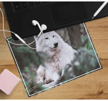 Vit varg mer musmattor - Tenstickers