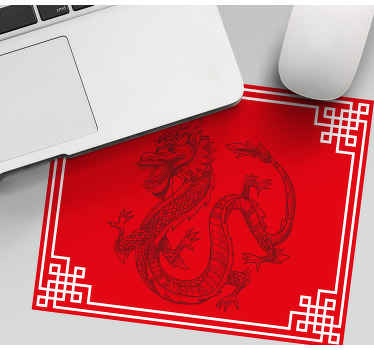 Kiinalainen lohikäärme lisää hiirimattoja - Tenstickers