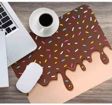 Tapetes de rato originais Creme donut com nome - TenStickers