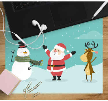 Olika julkaraktärer musmatta - Tenstickers