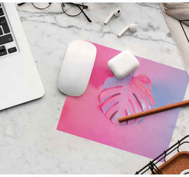 Trandafir albastru monstera mai multe mousepad-uri - TenStickers
