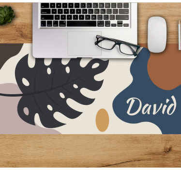 Absztrakt személyre szabott monstera több egérpad - TenStickers