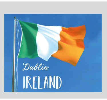 Dublin, Ireland and flag more mousepads - TenStickers