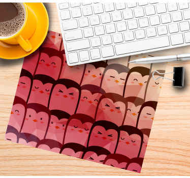 Geometrické tučňáci více podložky pod myš - TenStickers