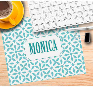 Alfombrilla de ratón texturas Azulejo de sombra azul - TenVinilo