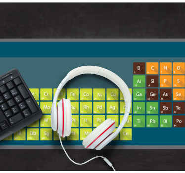 Periodisk system original musemåtte - TenStickers