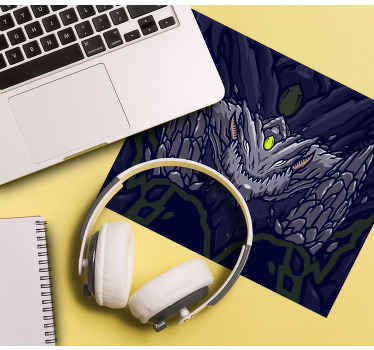 Ejderha taşı deseni mouse pad desenleri - TenStickers