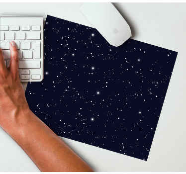 Yıldızlı gece orijinal mouse pad - TenStickers