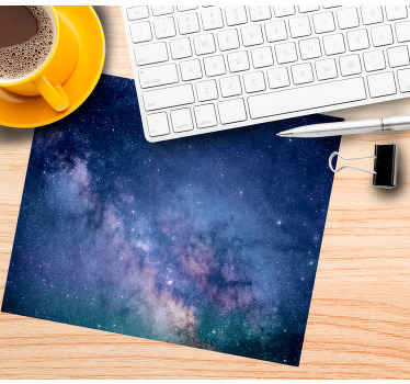 Tapetes de rato com texturas e padrões Galáxia nublada - TenStickers