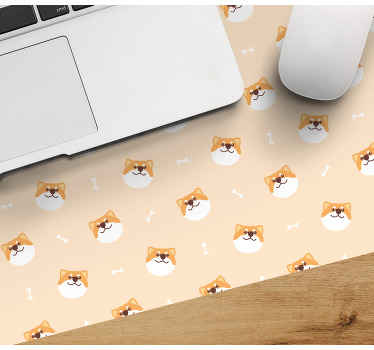 Tapetes de rato originais Cara fofa de doggo - TenStickers