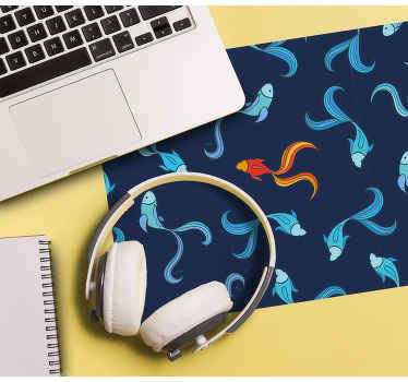 Bin turuncu balık orijinal mouse pad - TenStickers