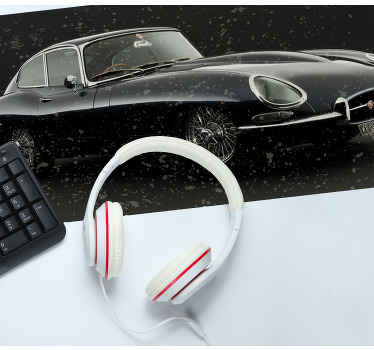 ジャガーeタイプオリジナルマウスパッド - TENSTICKERS