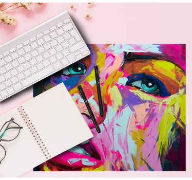 モダンアートデザインオリジナルマウスパッド - TENSTICKERS