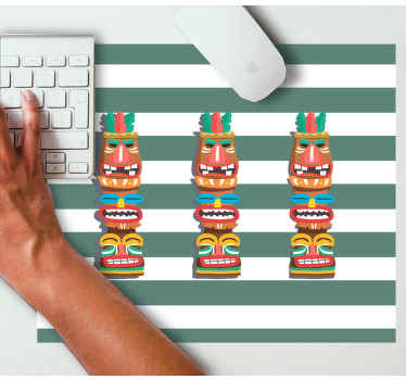 Totemuri tradiționale mouse pad original - TenStickers