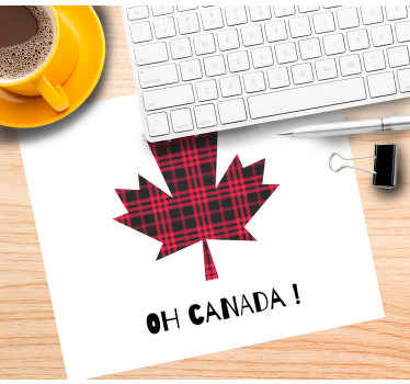 哦加拿大！原装鼠标垫 - TenStickers