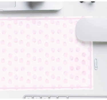 Tapetes de rato originais Padrão de morangos em rosa - TenStickers