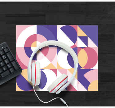 Alfombrilla ratón original Figuras abstractas arte geométrico - TenVinilo