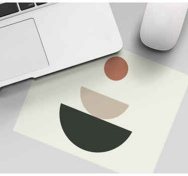 Fontanas abstraktus geometrinis meno pelės kilimėlis - „Tenstickers“