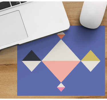 幾何学模様アートオリジナルマウスパッド - TENSTICKERS