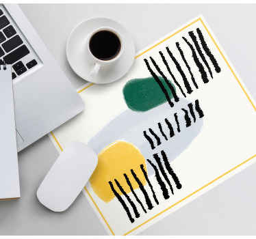 Podkładki pod mysz oryginalne Rinning abstrakcyjna sztuka - TenStickers