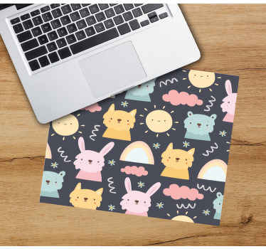 Cute Animal Pattern anime mouse pad - TenStickers