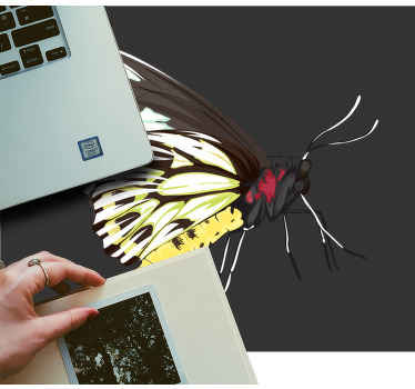 Mouse pad original illustration de papillon stylisé - TenStickers