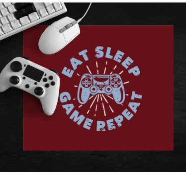 Mouse pad gamer citation de style de vie gamer - TenStickers